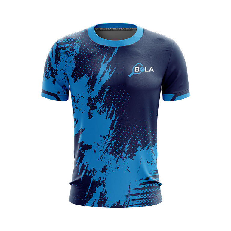 BOLA Pickleball Pro Series Unisex Short Sleeve Shirt Navy